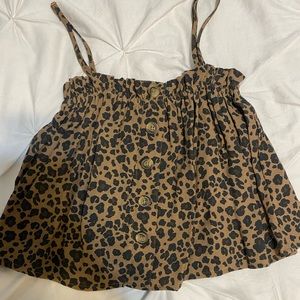 American Eagle size S leopard print tank top